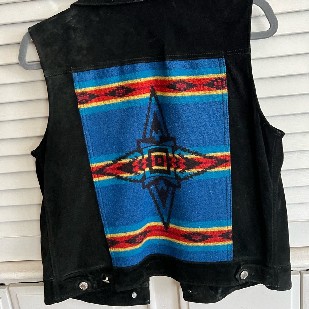 Pendleton Small Real Suede Leather Jacket. Silver… - image 2